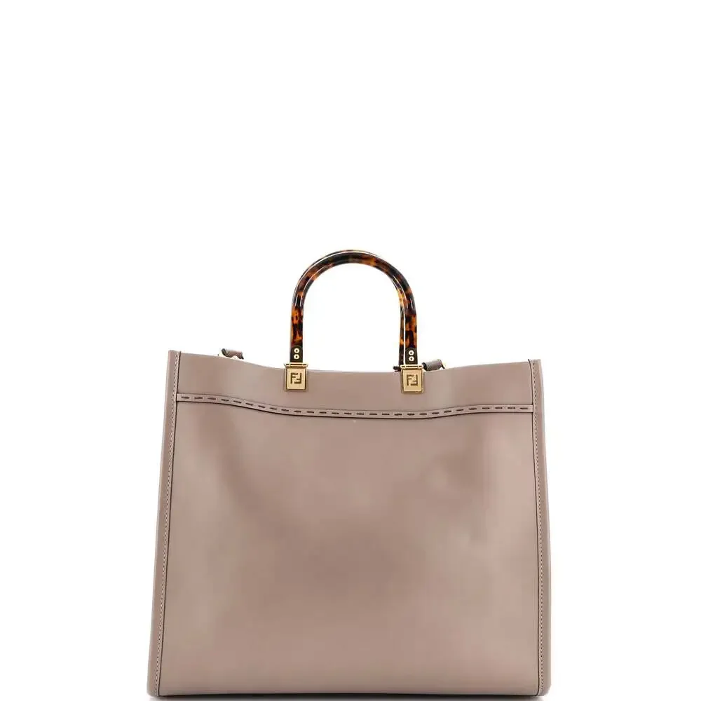 Fendi Sunshine Shopper Tote Leather #245689F21B - Picture 3 of 8